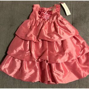 Lot of 4 Baby Girl Clothes Size 12 Months With Free Gift